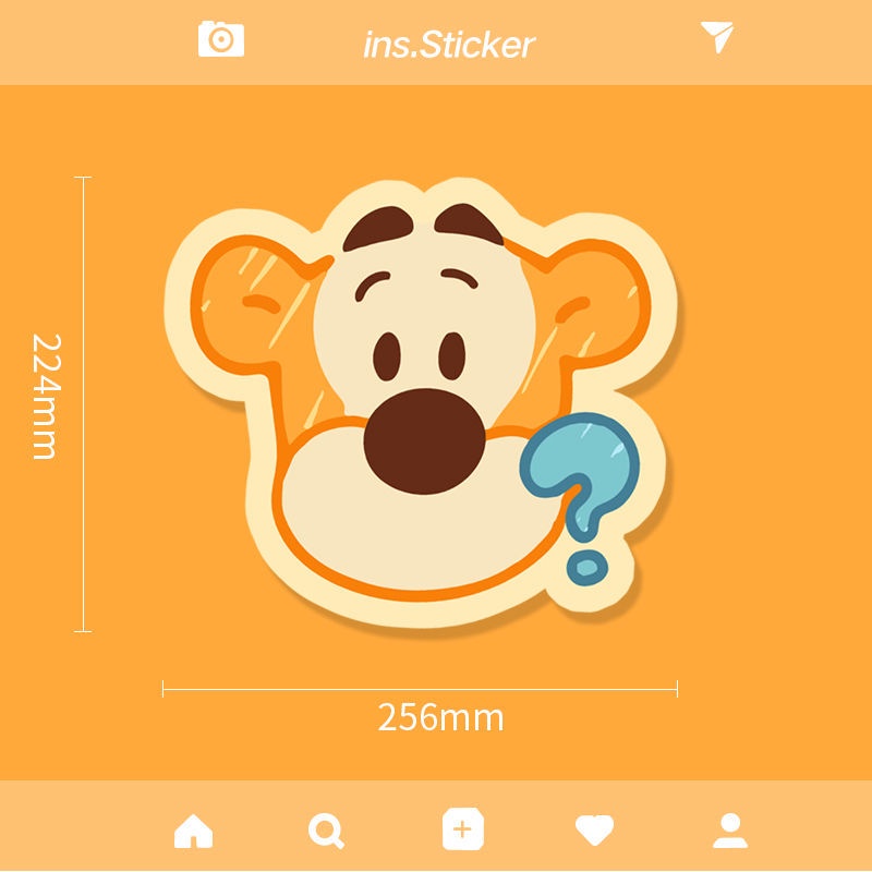 Tấm Lót Chuột In Họa Tiết Hổ Dễ Thương Chống Trượt Tiện Dụng Cho Văn Phòng/ Văn Phòng