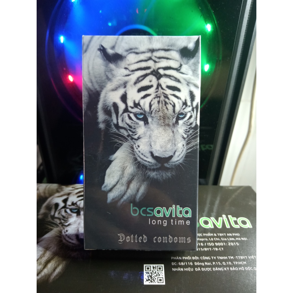 Hộp 10 Cái Bao Cao Su AVITA Gân - Gai - Kéo Dài Thời Gian