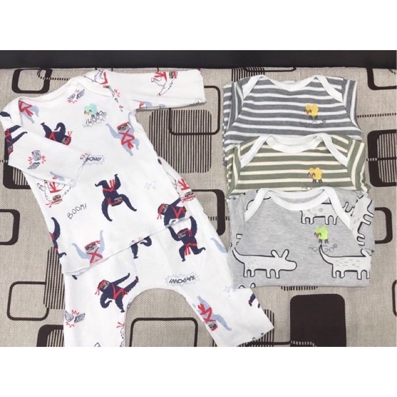 CHỌN MẪU - Bộ dài Hotga  cho bé trai / bé gái 6-9kg