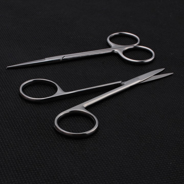 Kéo tỉa lông mũi đầu nhọn - An toàn INOX