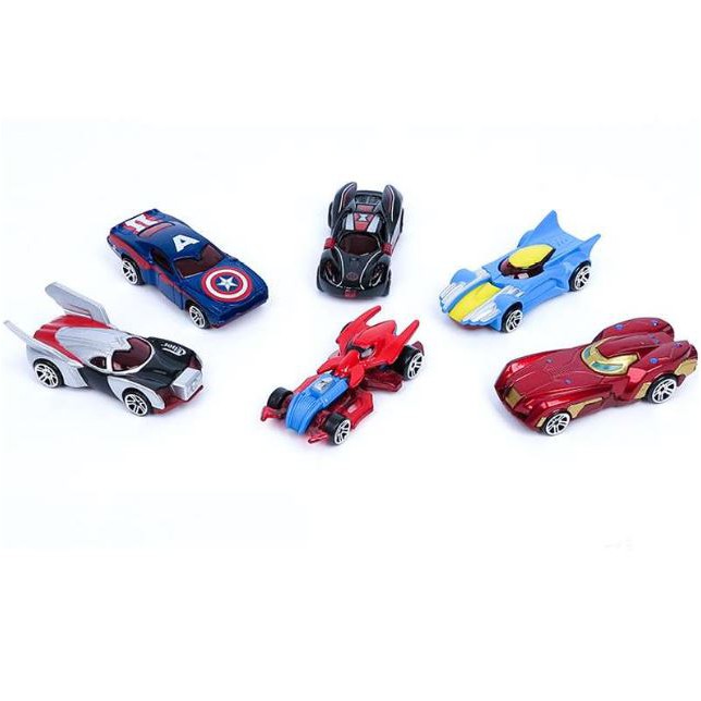 Bộ 4 xe mô hình Hotwheel bằng Kim Loại - Xe mô hình ô tô cho bé SIÊU BỀN - LICLAC