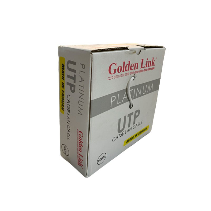 [Mã ELMS5 giảm 7% đơn 300K] [SALE 10%] Cáp mạng Golden Link UTP Cat5e Platinum 100m