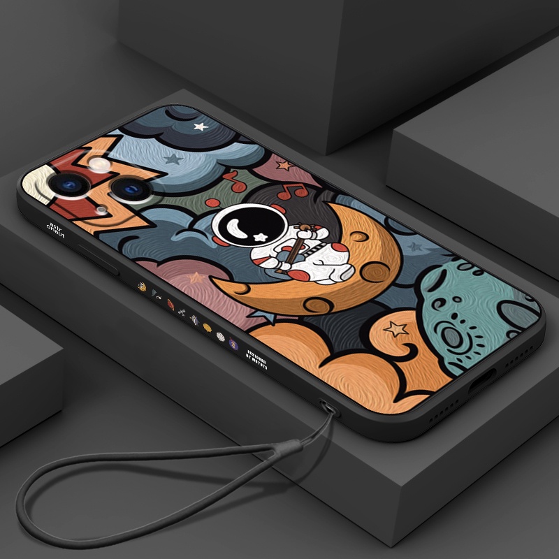 Ốp Điện Thoại Silicon Chống Sốc Họa Tiết Nasa Dành Cho iPhone 7 plus 8 plus xs max xr 11 pro max 12 pro max 13 pro max