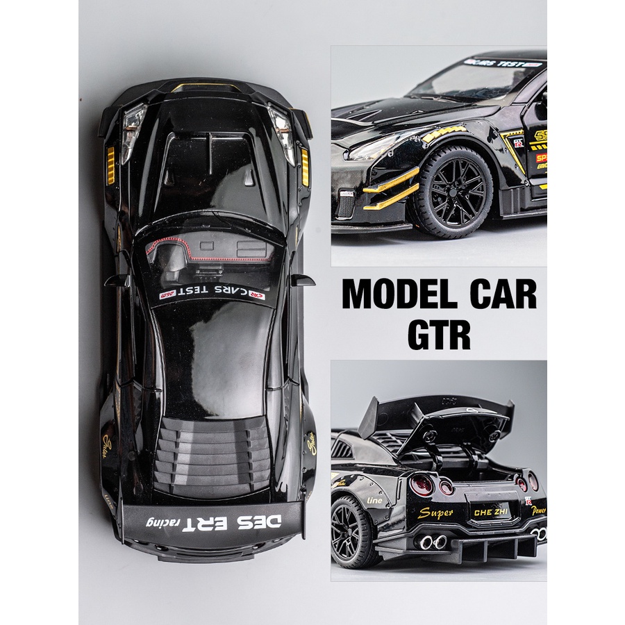 Mô Hình Xe Hơi Nissan GTR Bằng Hợp Kim Tỉ Lệ 1: 24