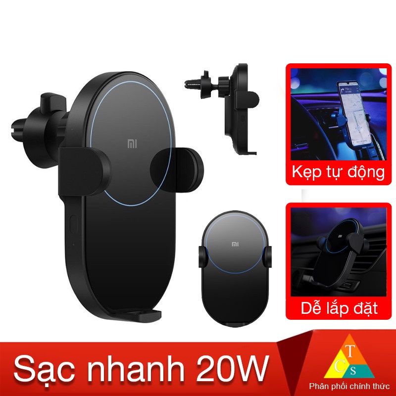 Kẹp điện thoại kiêm sạc không dây ô tô Xiaomi WCJ02ZM