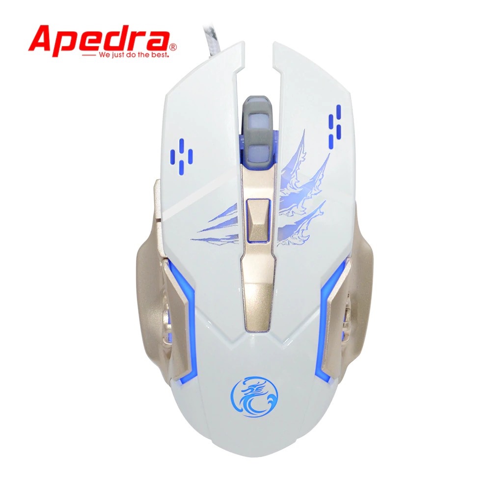 Chuột Mouse APEDRA A8 Gaming Chính hãng (Dây dù, Led).