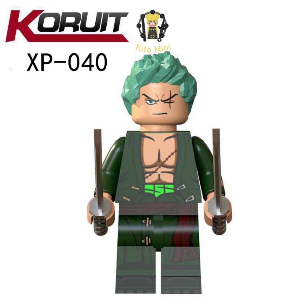 Minifigures Lắp Ráp Mô Hình Nhân Vật Hoạt Hình Truyện Tranh One Piece Luffy Zoro XP036 - 041 Bán Lẻ