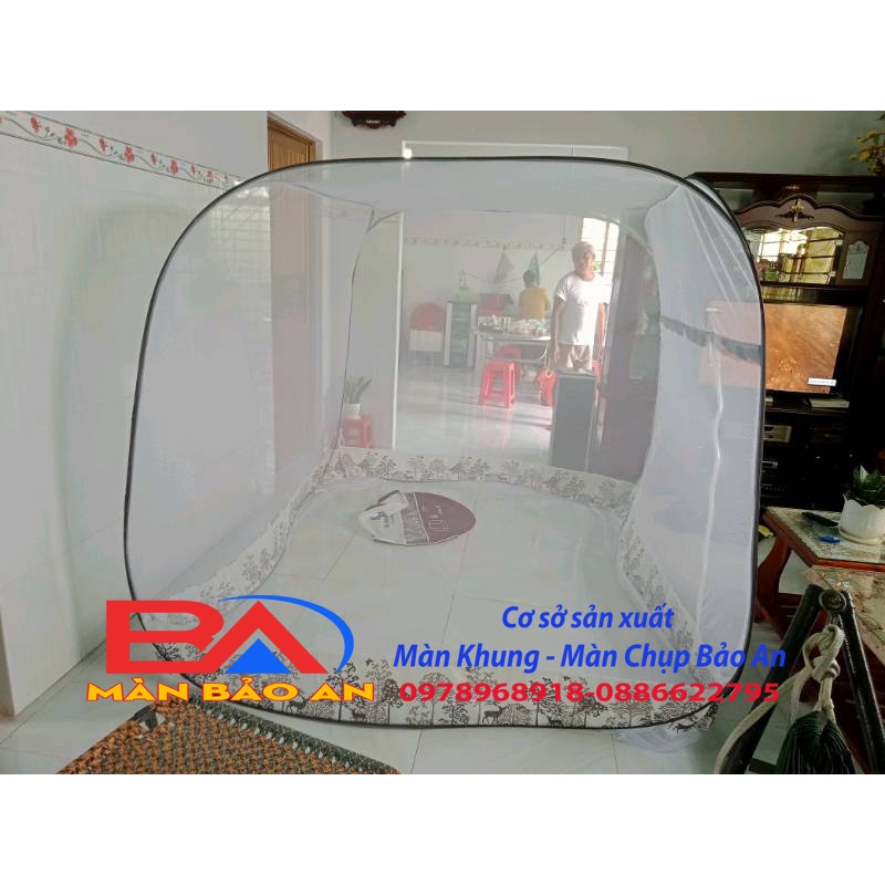 [Bảo Hành 1 Năm]- Màn Chụp Tự Bung Đỉnh Vuông Cao Cấp- HÀNG MỚI