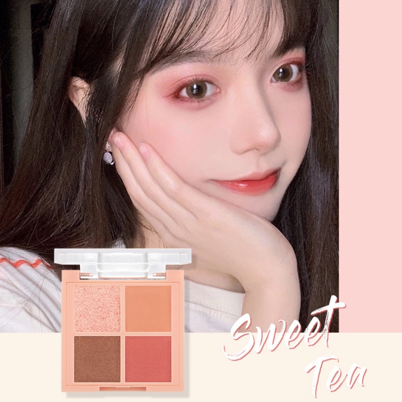 [Hàng mới về] Bảng phấn mắt COLOR STYLE bốn màu sắc hiệu ứng lì tiện dụng dành cho người lười