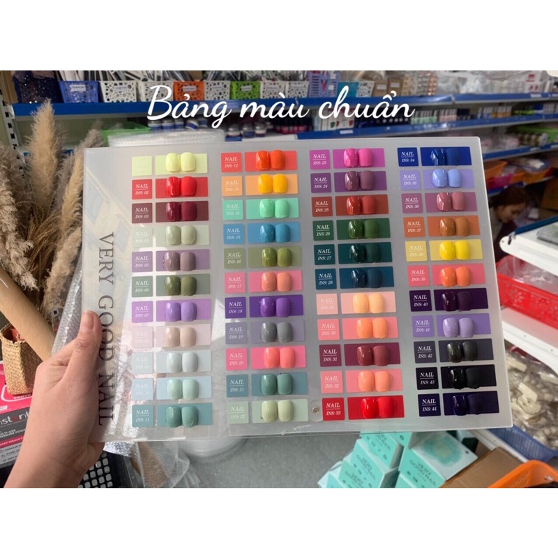 Sơn verygood lẻ chai từ 23-44 tách bảng 44 màu- Cheap nail