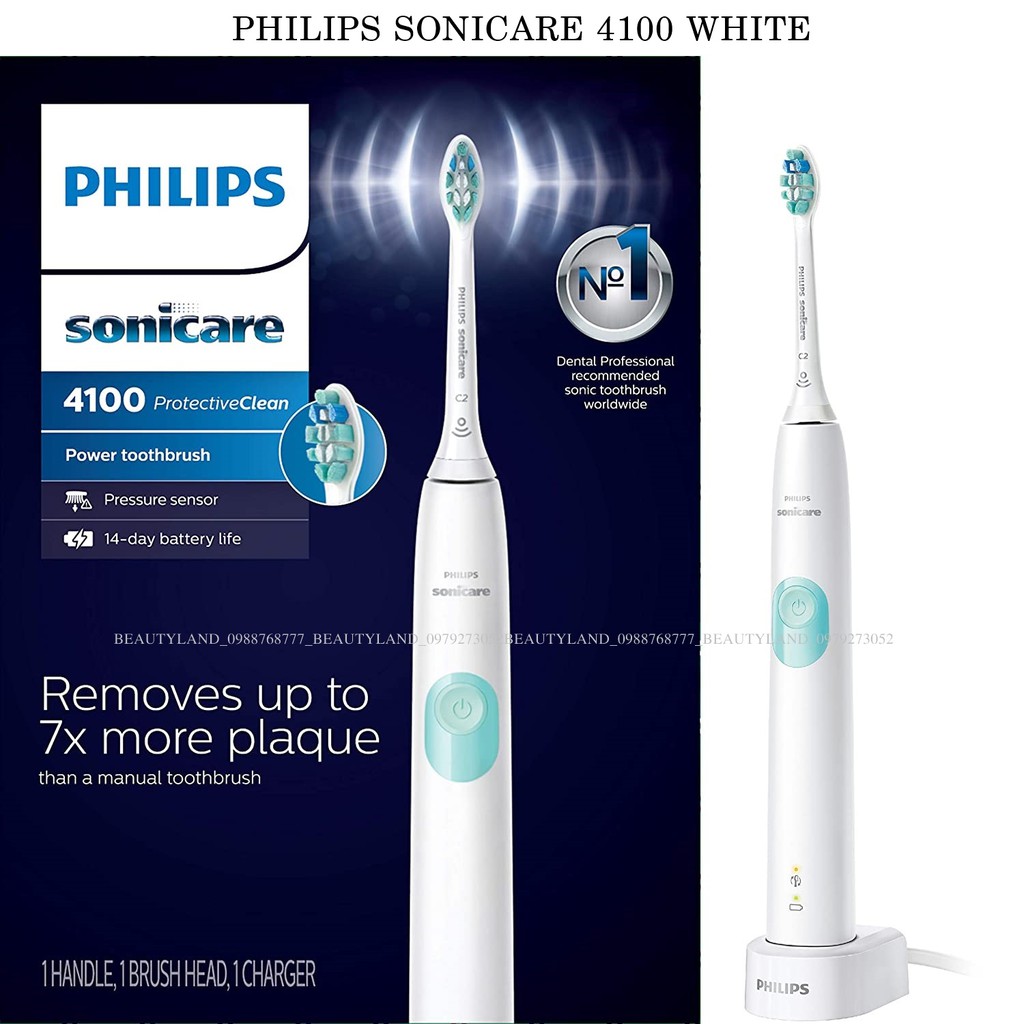 Bàn chải điện Philips Sonicare ProtectiveClean 1100 , 4100 , 5100 , 6100 , 7300 ( hàng mỹ )