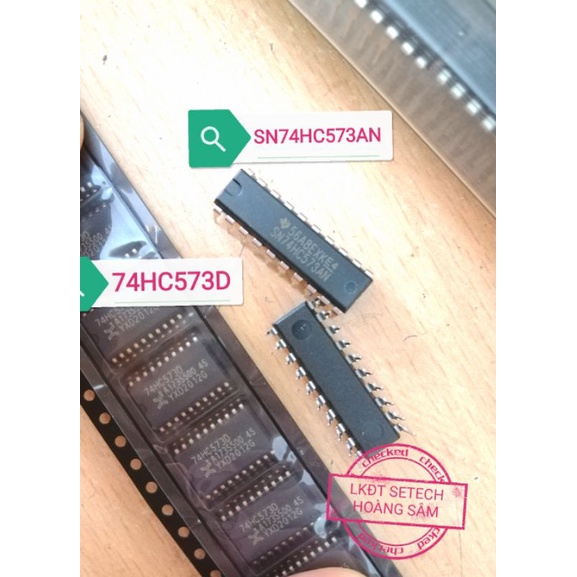 IC số 74HC573 74HC573AN DIP20 chân cắm, SOP20 chân dán