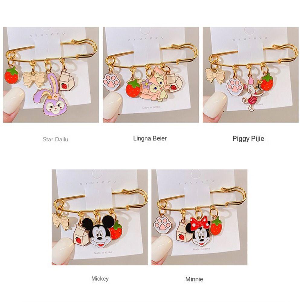 Ghim Cài Áo Cố Định Họa Tiết Hoạt Hình Thời Trang