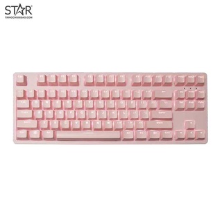 Bàn Phím Cơ EDra EK387 Dream Pink Gaming Led TKL Red Switch (Hồng)
