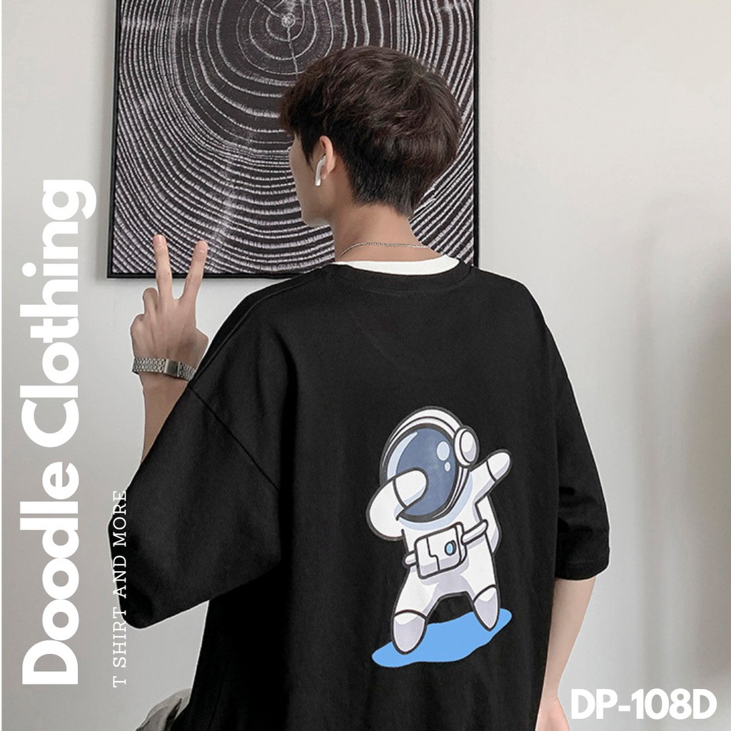 Áo Thun Nam Nữ Tay Lỡ Unisex Oversize Áo phông Form Rộng Basic Tee Hình PHI HÀNH GIA DAB