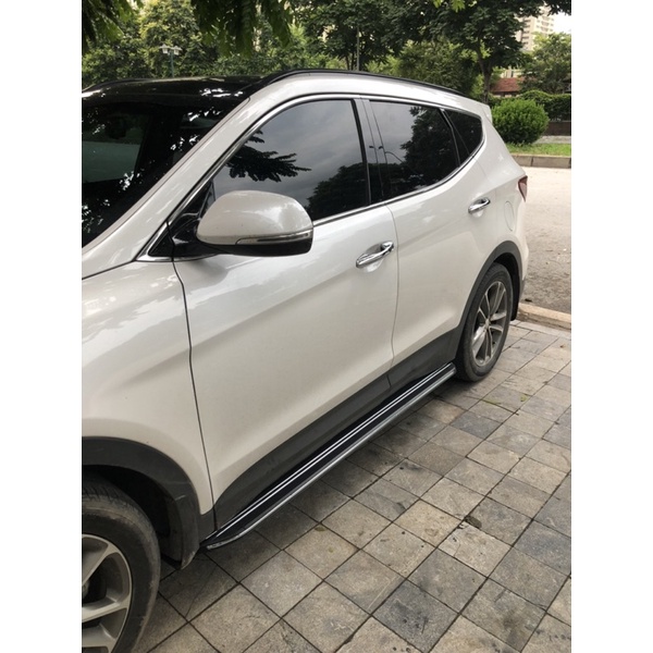 Bậc lên xuống, bệ bước chân cho Huyndai Santafe 2013 - 2018