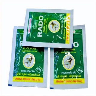Thuốc diệt ruồi rado - gói 20g - hiệu quả ngay trong 1 lần sử dụng