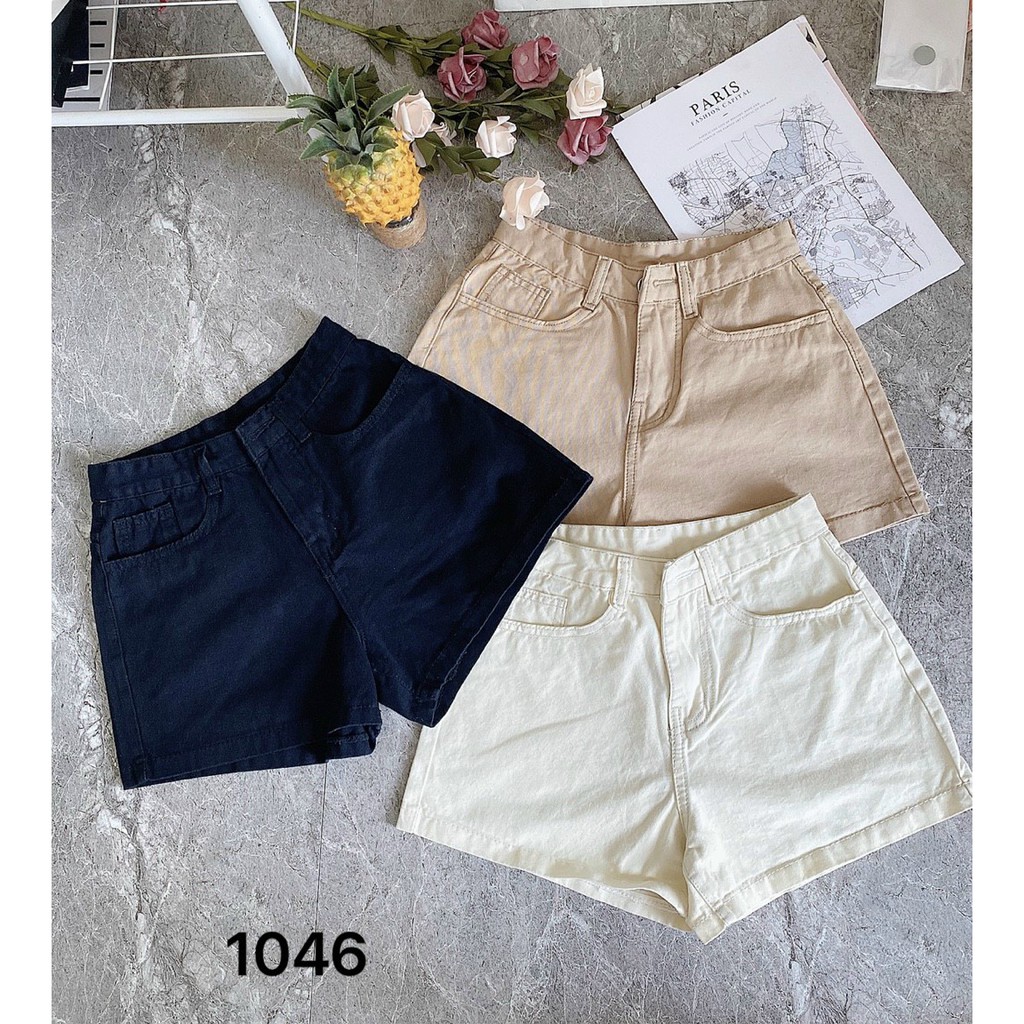 Quần short kaki nữ.#1046.Hàng VNXK.Thời trang Kingjean