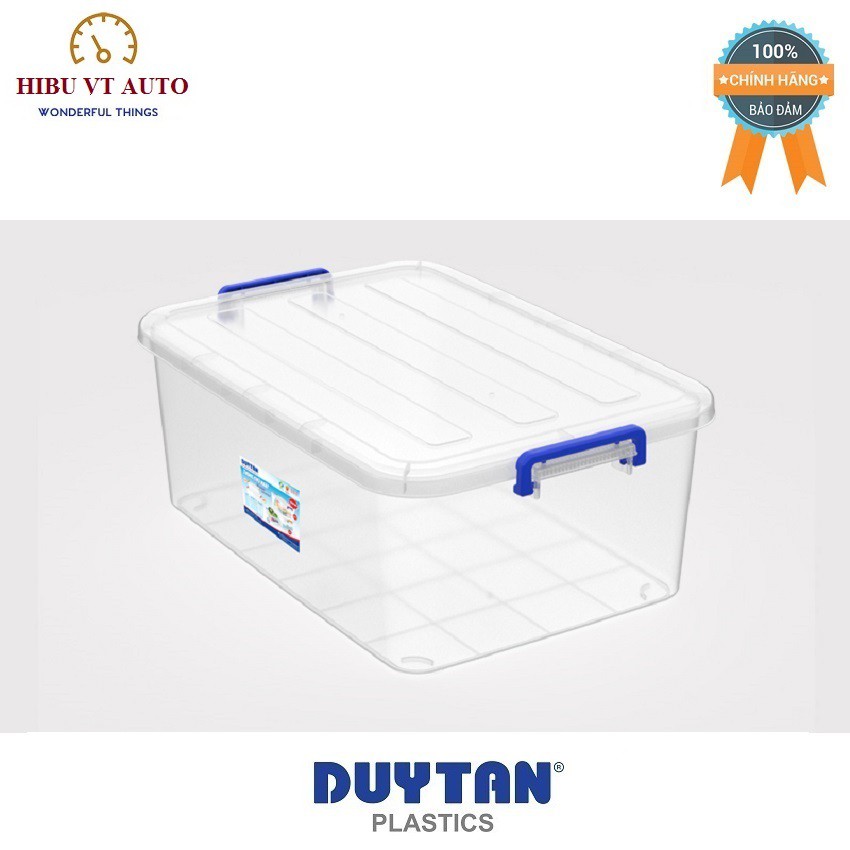 Combo 5 Thùng Nhựa Duy Tân Trong Suốt 30 Lít (56.4 x 37.9 x 20.5 cm) No.H117 giúp bạn bảo quản đồ đạc sạch sẽ, an toàn