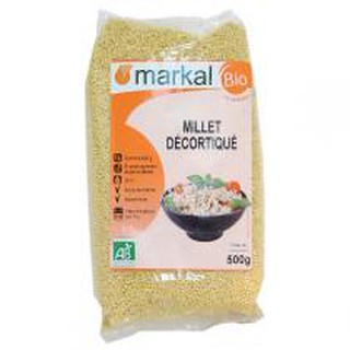 Hạt kê đã bóc vỏ hữu cơ Markal 500g