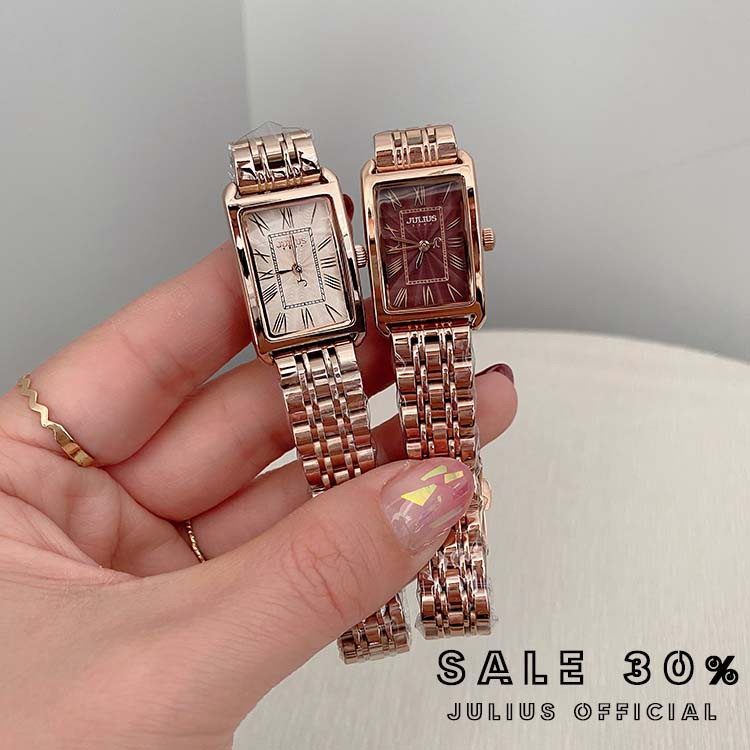 Julius Official | Đồng hồ nữ Julius JA-1252 dây thép