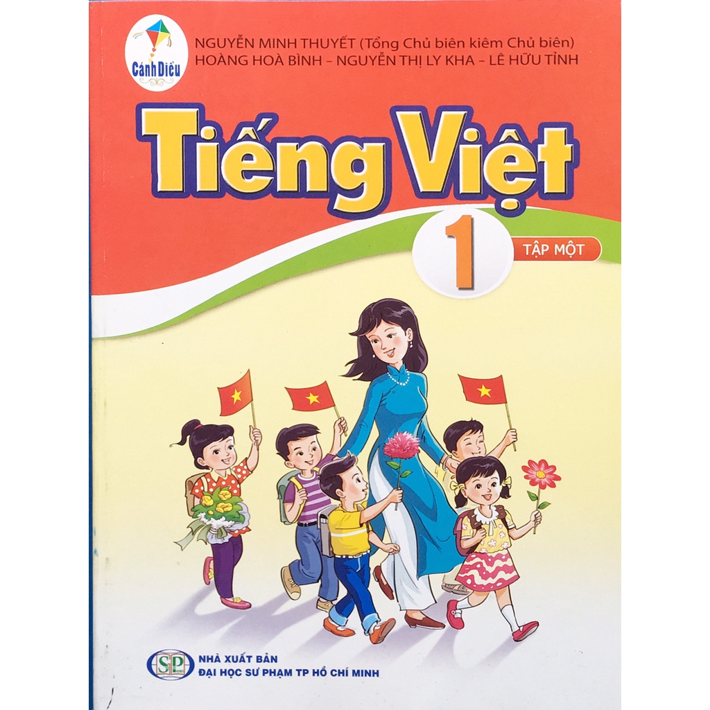 Sách Tiếng việt 1 tập 1 (CD) và 2  tập giấy kiểm tra cấp 1