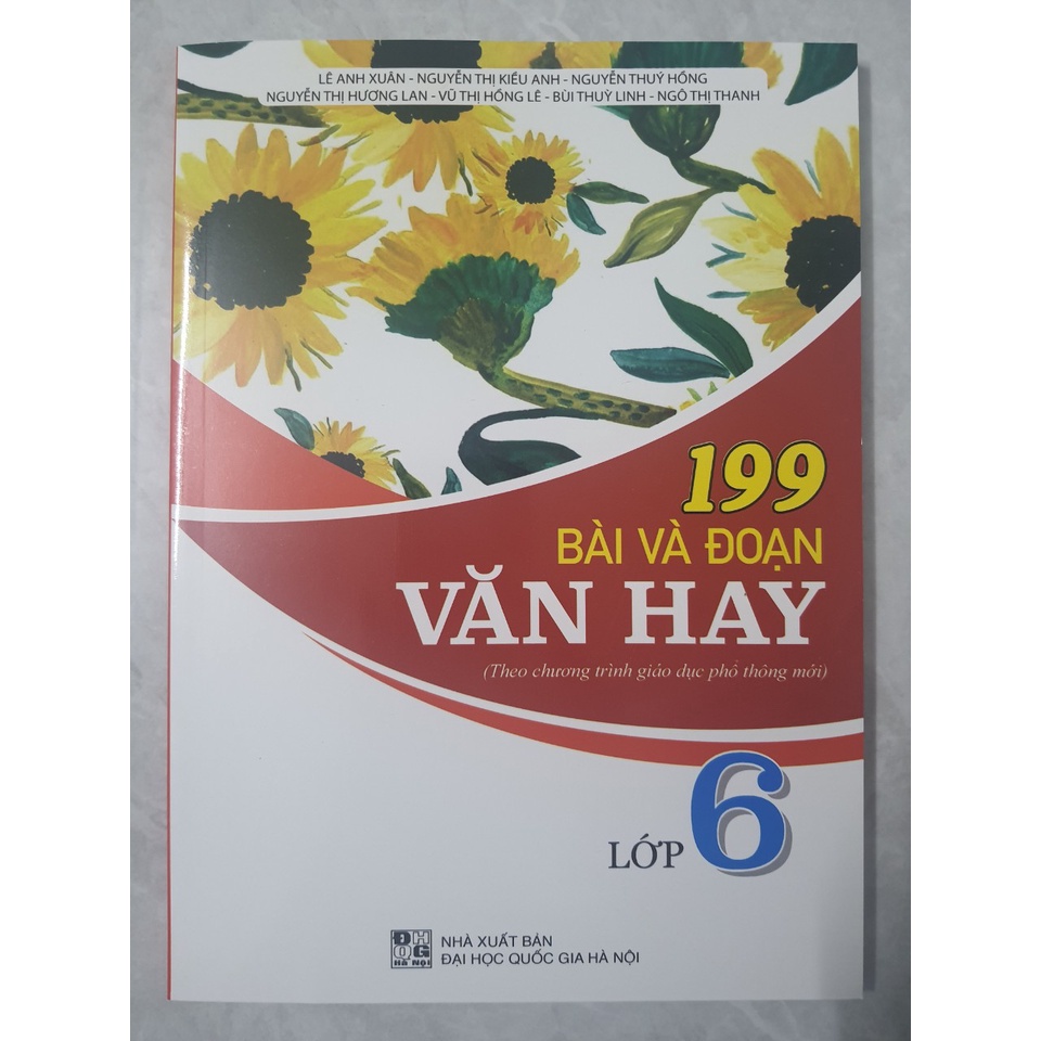 Sách - 199 Đoạn văn hay lớp 6 (Theo chương trình giáo dục phổ thông mới)