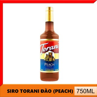 Siro Torani Đào (Peach) - 750ml Xuất Xứ Mỹ