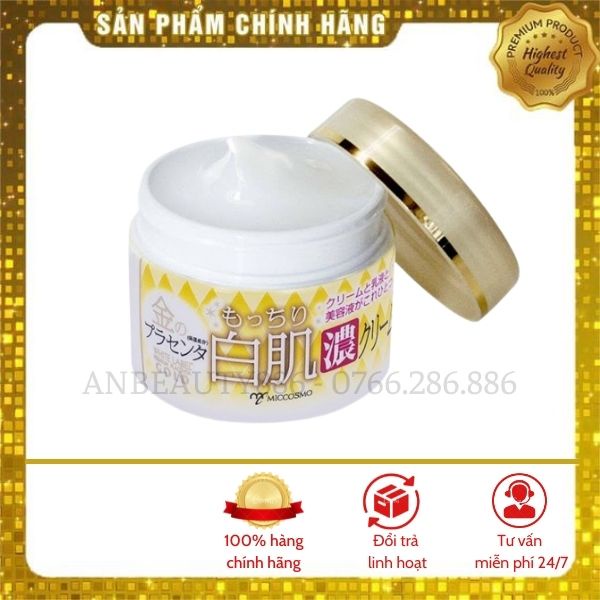 Kem dưỡng đậm đặc nhau thai và collagen White Label Placenta Rich Gold Cream 60g