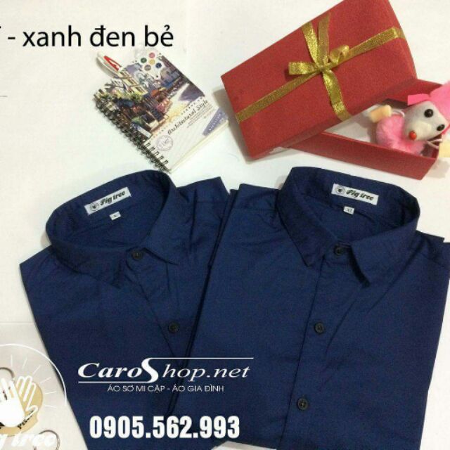 SMT- xanh đen cổ bẻ thời trang