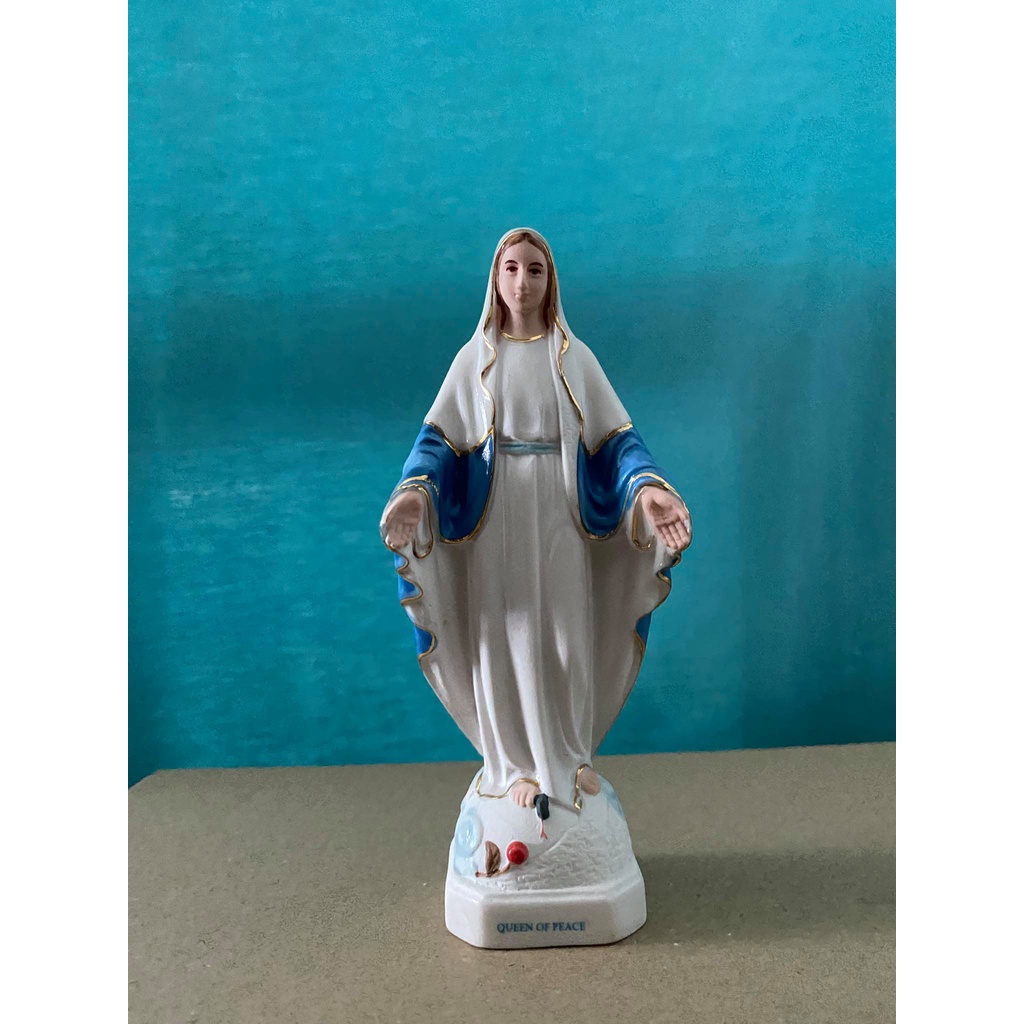 331. Đức Mẹ ban ơn gốm sứ 7cm