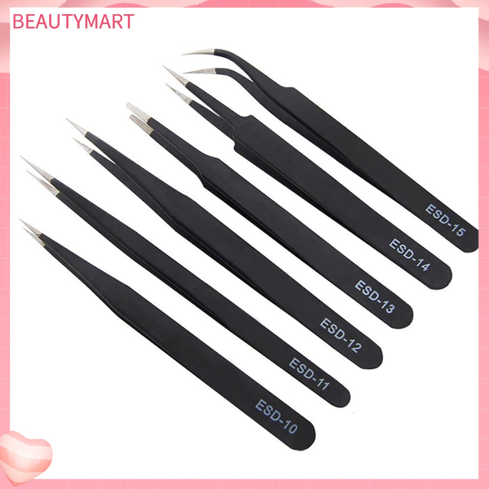 [beautymart] 1 Nhíp Sửa Chữa Chống Tĩnh Điện ESD Bằng Thép Không Gỉ