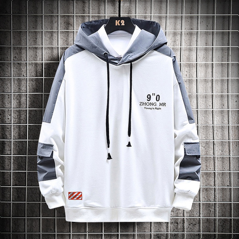 Fashion Áo Hoodie Nam Dài Tay Mũ Trùm Đầu Họa Tiết Zenkocs3 MEN TOP 152