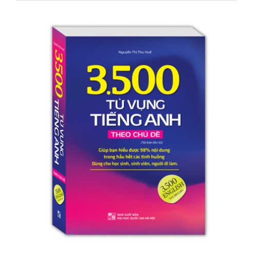 Sách - 5500 từ vựng tiếng Anh thông dụng nhất và 3500 từ vựng tiếng Anh theo chủ đề (bản màu)