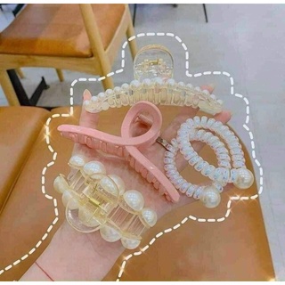 Kẹp tóc càng cua 5 món có túi