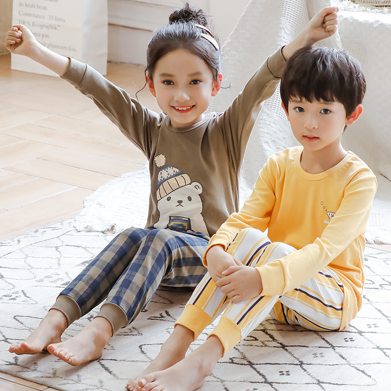 Bộ Đồ Ngủ 2 Món Bằng Cotton Cho Bé 2-15 Tuổi