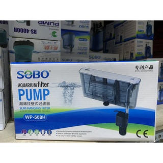 Máy lọc treo sobo wp308h,408h, 508h,lọc thác bể cá, lọc sạch váng bẩn, hút cặn nước bể cá