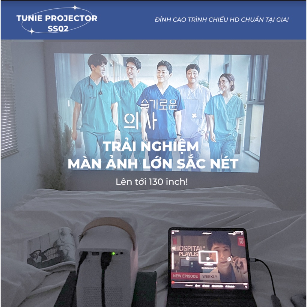 Máy chiếu mini Tunie Projector SS02 Full HD 1080p