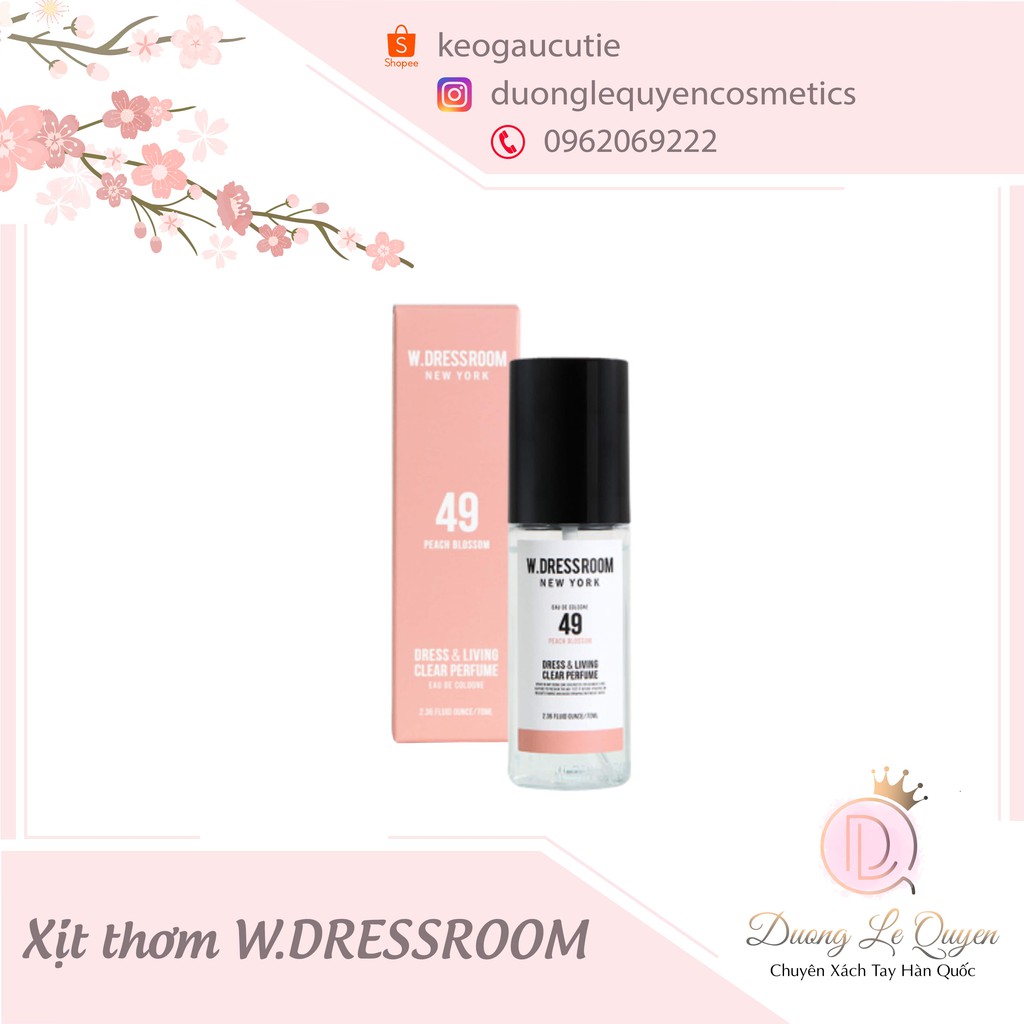 Xịt thơm W.dressromm