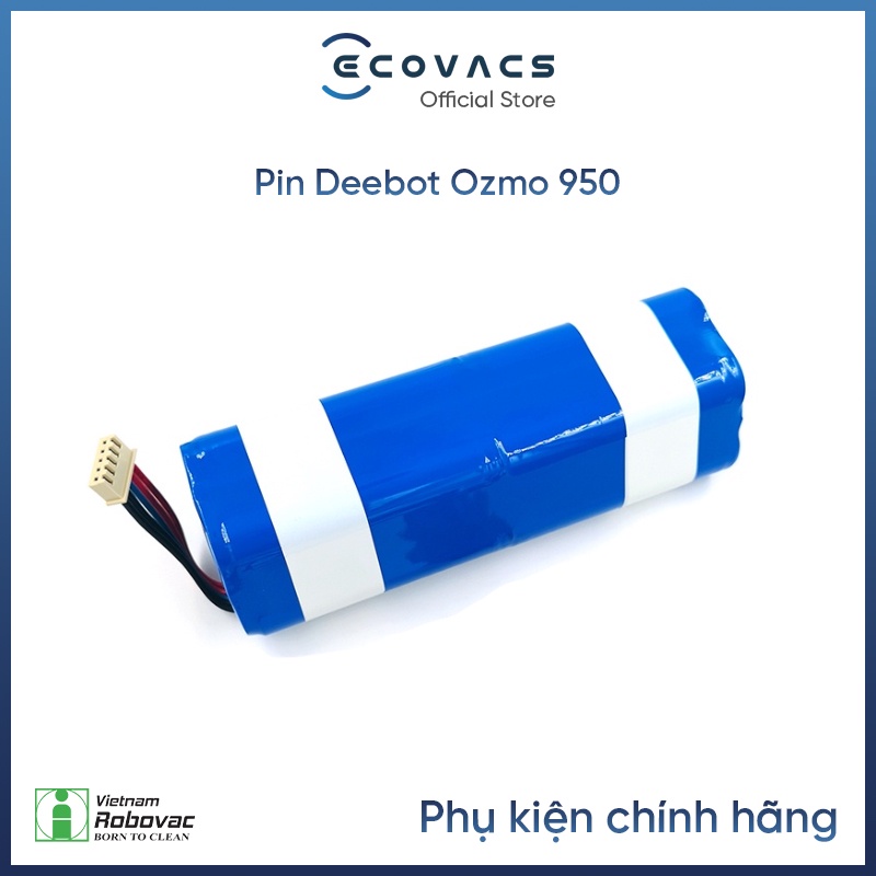 PIN Robot Hút Bụi Lau Nhà Deebot OZMO 950 - Hàng Chính Hãng