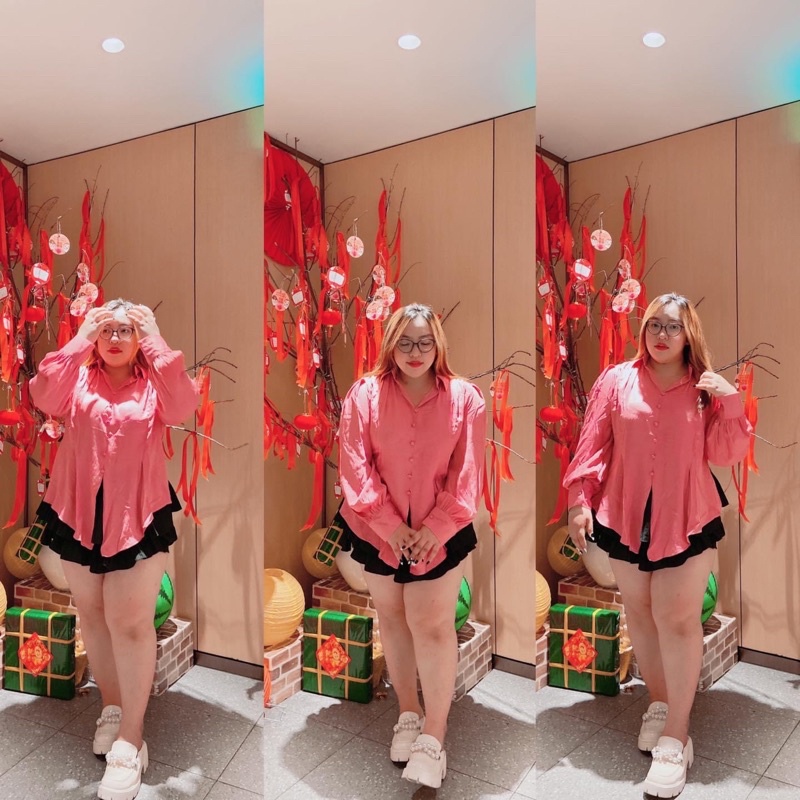 Bigsize - ❤️🔱 ÁO SƠ MI NÚT BỌC 🔱❤️