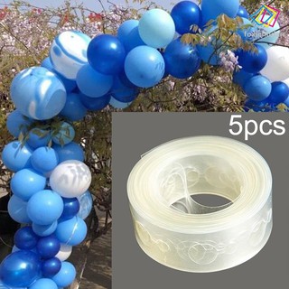 Bộ 5 cuộn 5m băng keo tạo hình bóng bay trang trí tiệc