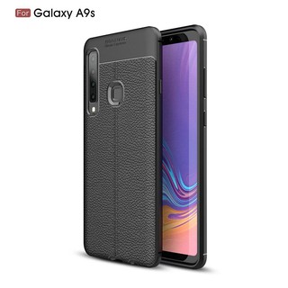 Ốp Silico Vân Da Cho Samsung Galaxy A9 (2018) - Auto Focus