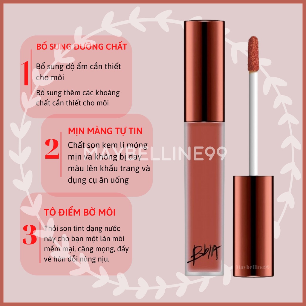 Son  kem Bbia 38 màu đỏ nâu