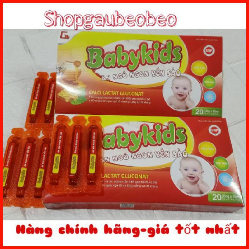 BabyKids ăn ngủ ngon yến sào-BABYKIDS ĂN NGỦ NGON