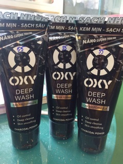 sữa rửa mặt oxy deep wash 100g