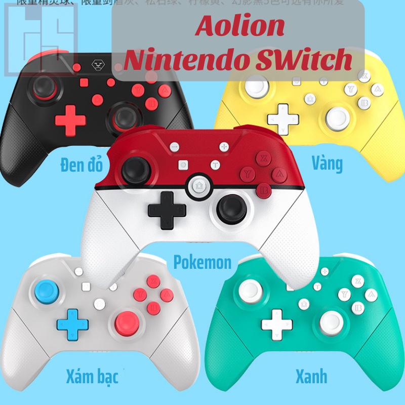 Tay cầm chơi game Nintendo Switch Pro bluetooth full chức năng hàng cao cấp