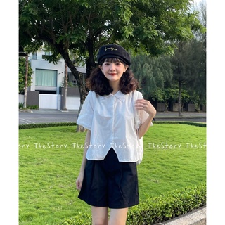 Quần short kaki nữ [STORY] Q791 trắng/ đen (ảnh thật)