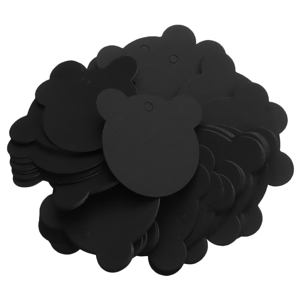 Bộ 100 Thẻ Giấy Kraft 3.5x3.5cm 6x6cm Treo Bông Tai Tiện Lợi