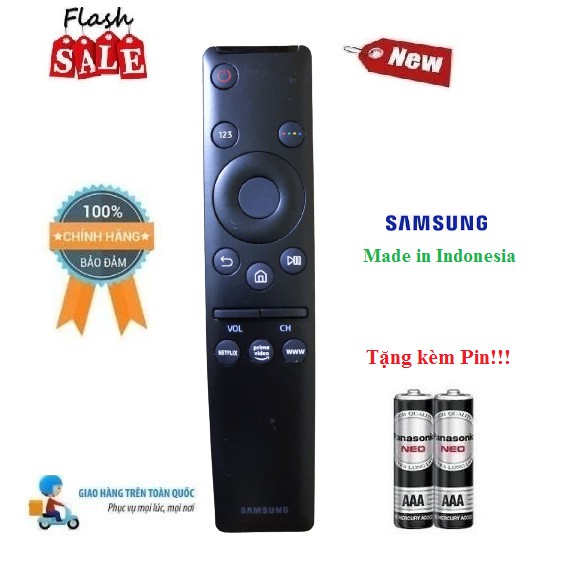 Remote Điều khiển tivi Samsung Smart- Hàng chính hãng các dòng Samsung UA 32 40 43 49 50 55 QA65 4K KU NU RU Smart QLED